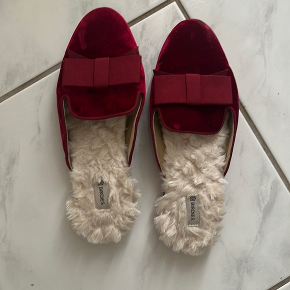 BIRDIES RUBY RED THE PHOEBE SLIPPER - Picture 1 of 2